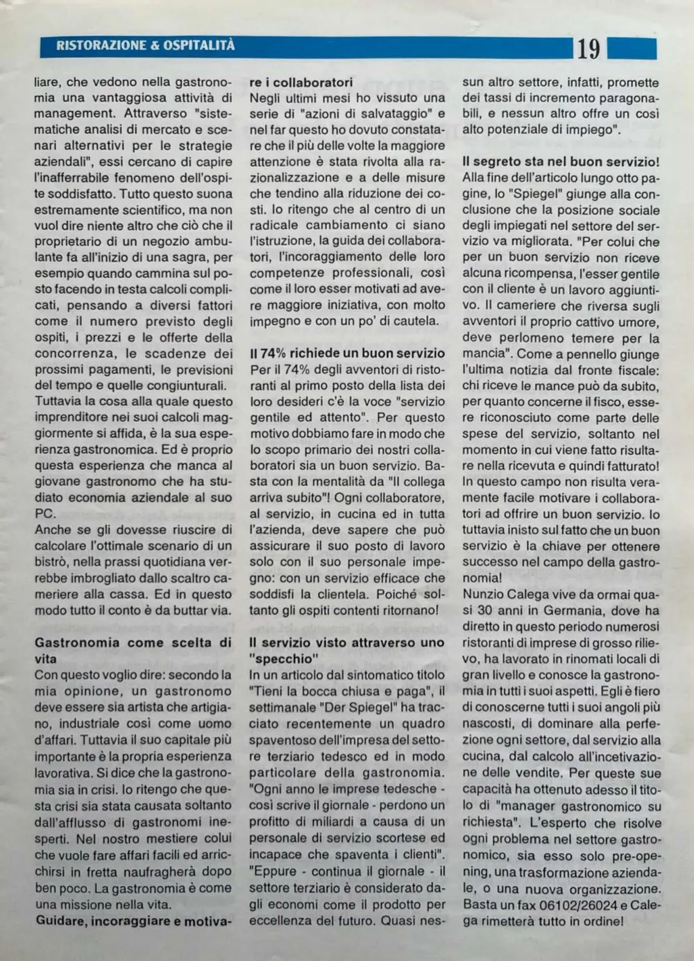 Article 2 written by Nunzio Calega - Part 2